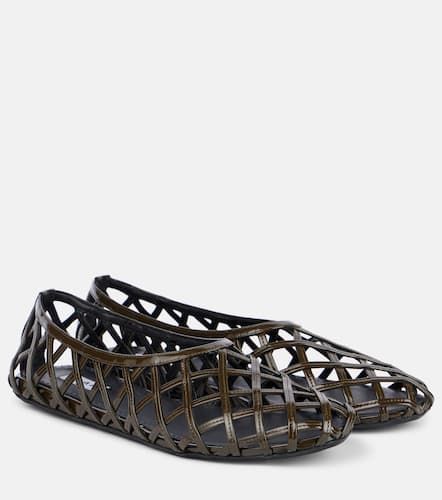 Alaïa Ballerines Cage en cuir - Alaia - Modalova