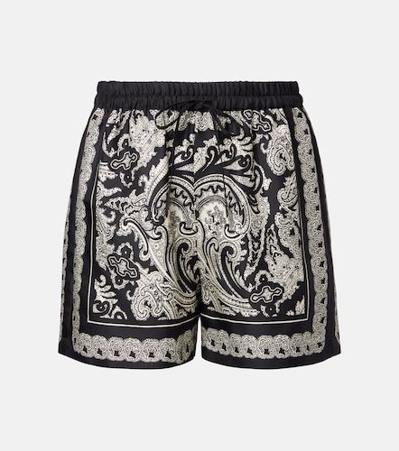 Shorts Frances de sarga de seda - Nili Lotan - Modalova