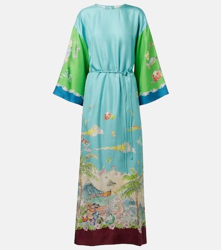 Alémais Vestido largo Daria de seda estampado - Alemais - Modalova
