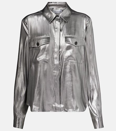 Self-Portrait Camicia metallizzata - Self-Portrait - Modalova