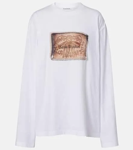 Printed cotton jersey top - Acne Studios - Modalova