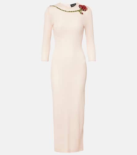 Embellished mesh midi dress - Simone Rocha - Modalova