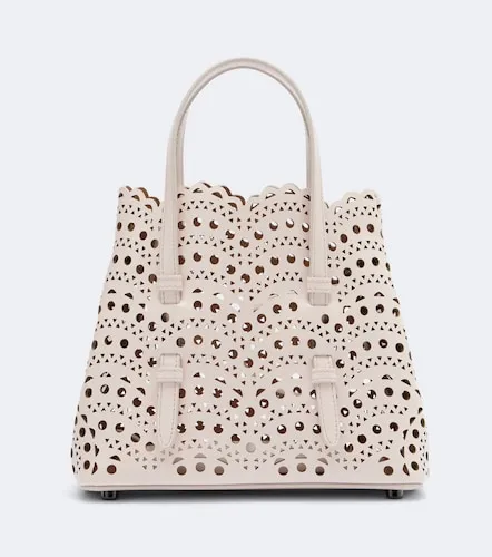Mina 20 Vienne leather top-handle bag - Alaia - Modalova