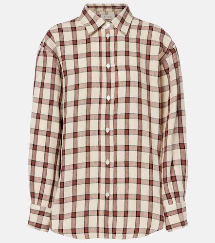 Róhe Camicia in lino a quadri - Rohe - Modalova