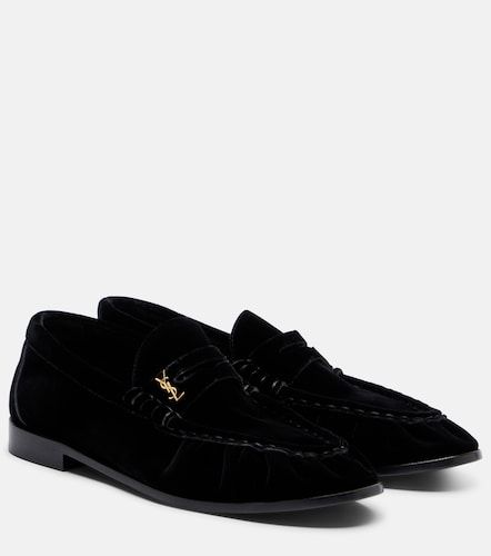 Loafers Le Loafer aus Samt - Saint Laurent - Modalova