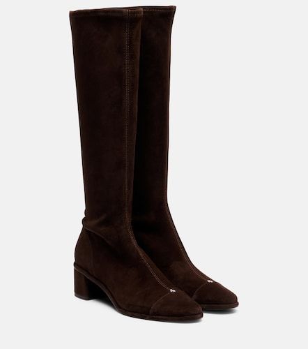 Cap-toe 55 suede knee-high boots - Tory Burch - Modalova