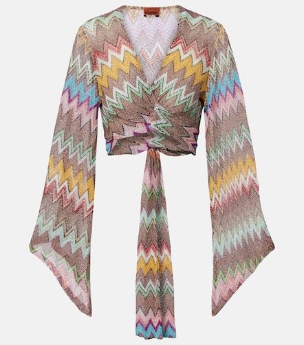 Missoni Zigzag lame crop top - Missoni - Modalova