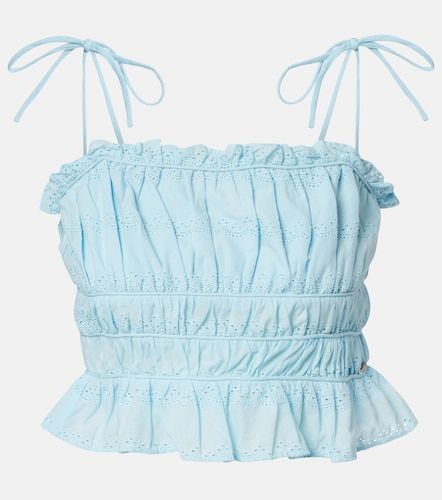 Top cropped Freya in cotone sangallo - Melissa Odabash - Modalova