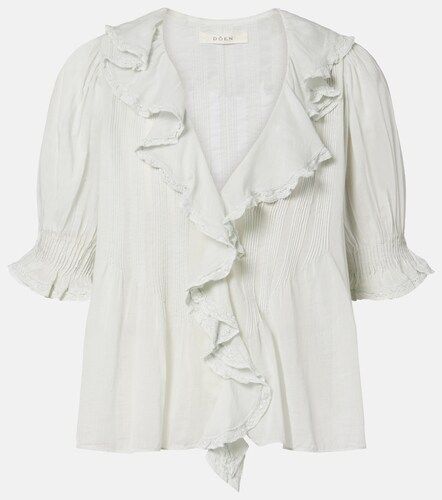 Dôen Blusa de algodón bordada con volantes - Doen - Modalova
