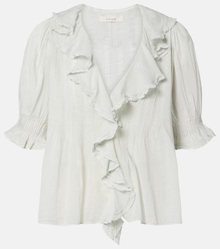 Dôen Camicia in cotone con pizzo e volant - Doen - Modalova