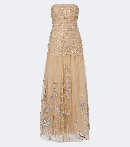 Verzierte Robe aus Tüll - Georges Hobeika - Modalova