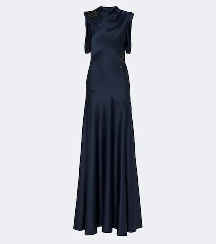 Erdem Verzierte Robe aus Satin - Erdem - Modalova