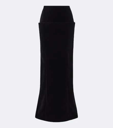 Alaia Cotton velvet maxi skirt - Alaia - Modalova