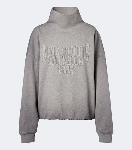 Felpa in cotone con logo - Acne Studios - Modalova