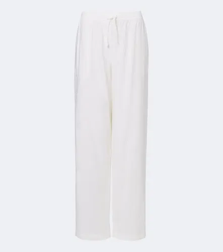 Kriza cotton poplin wide-leg pants - The Row - Modalova