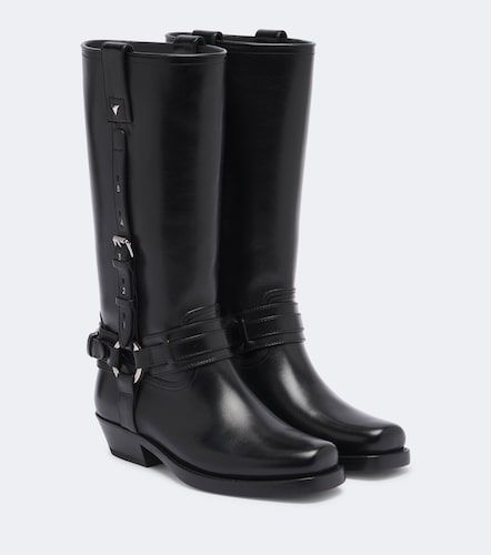 Fendi Botas biker de piel - Fendi - Modalova