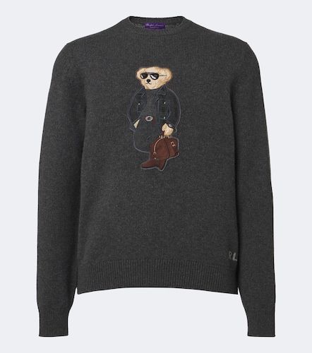 Pullover Polo Bear con ricamo - Ralph Lauren Purple Label - Modalova