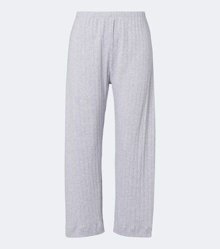 Pantaloni a gamba larga cropped in cotone - Leset - Modalova