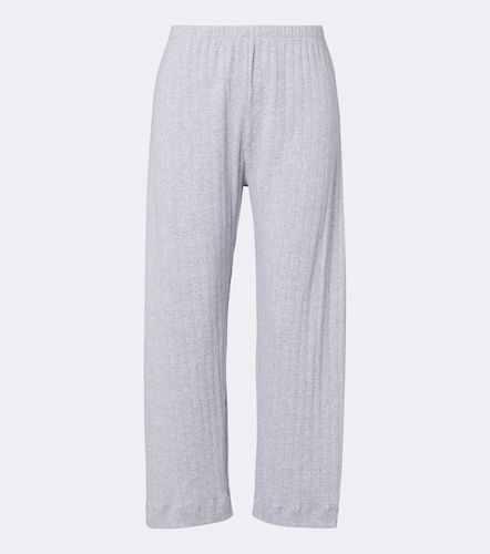 Weite Cropped-Hose aus Pointelle-Strick - Leset - Modalova