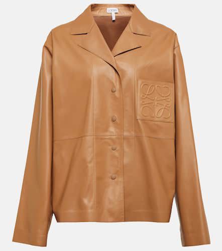 Loewe Anagram leather jacket - Loewe - Modalova