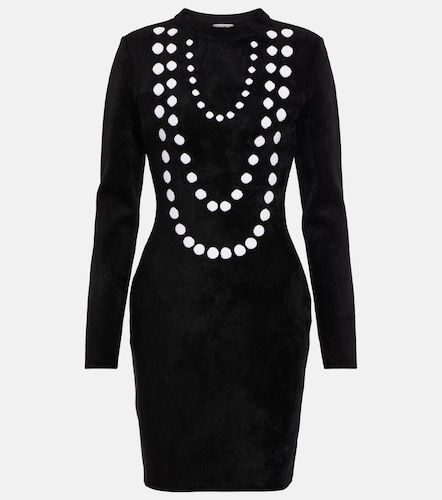 Alaia Jacquard wool-blend minidress - Alaia - Modalova