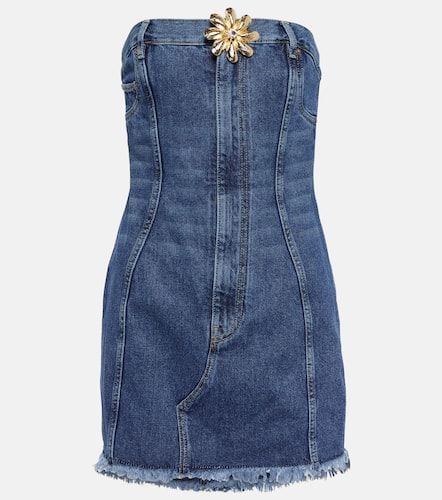 Area Mussel Flower denim minidress - Area - Modalova