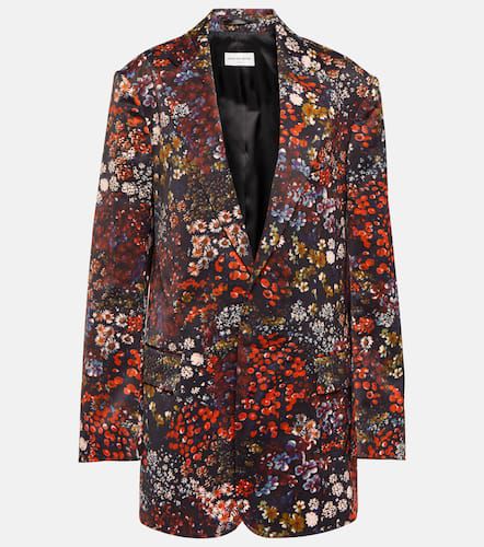 Floral cotton-blend blazer - Dries Van Noten - Modalova