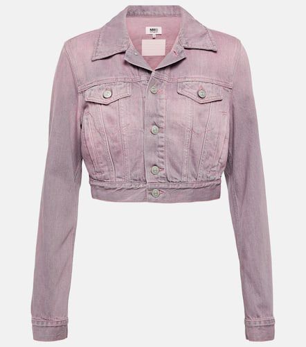 Cropped denim jacket - MM6 Maison Margiela - Modalova