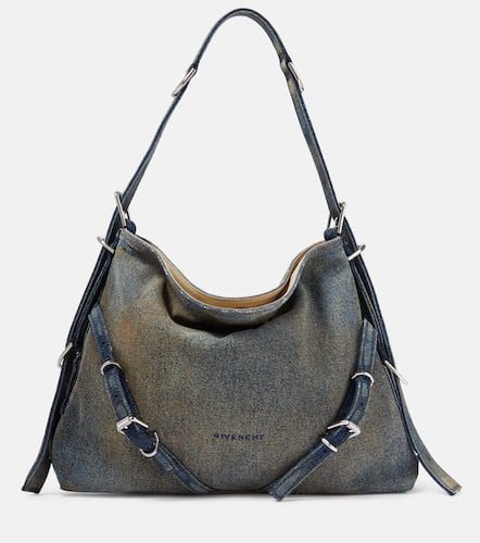 Voyou Medium denim shoulder bag - Givenchy - Modalova