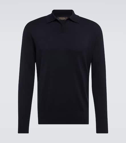 Buttonless wool polo shirt - Loro Piana - Modalova