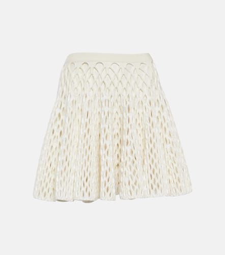 AlaÃ¯a High-rise knit miniskirt - Alaia - Modalova