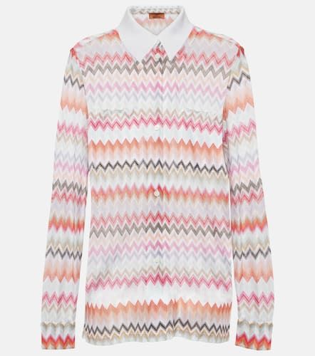 Missoni Zig Zag cotton-blend shirt - Missoni - Modalova