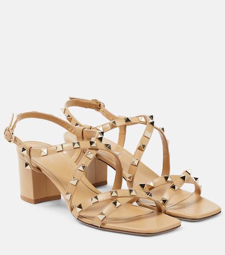 Rockstud leather sandals - Valentino Garavani - Modalova