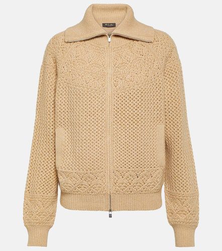 Crochet cashmere zip-up sweater - Loro Piana - Modalova