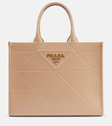 Symbole Medium leather tote bag - Prada - Modalova