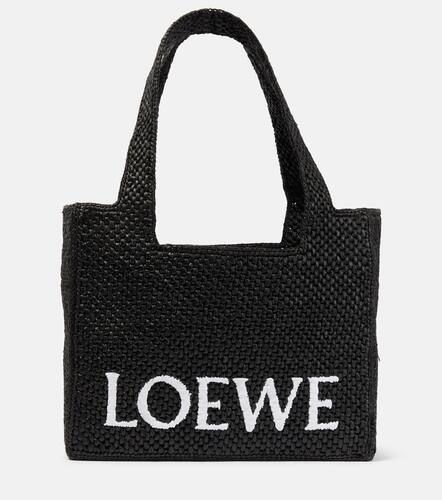 Paula's Ibiza Medium logo raffia tote bag - Loewe - Modalova