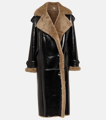 Cappotto Jordan in pelle e shearling - The Mannei - Modalova