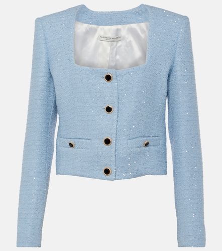 Giacca in tweed con paillettes - Alessandra Rich - Modalova
