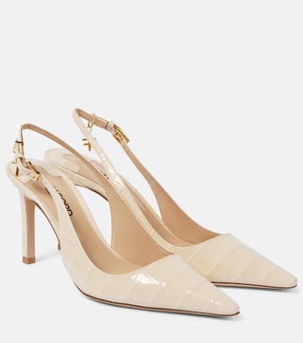 Angelina croc-effect leather slingback pumps - Tom Ford - Modalova