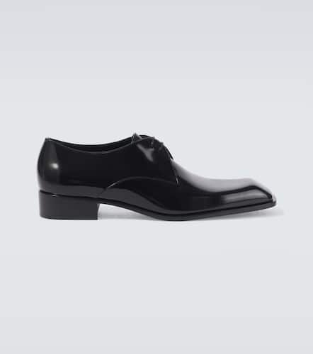 Jean leather Derby shoes - Saint Laurent - Modalova