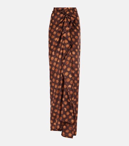 Gonna lunga in seta a pois - Dries Van Noten - Modalova