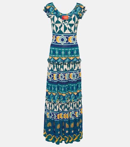 Pimento printed jersey maxi dress - La DoubleJ - Modalova