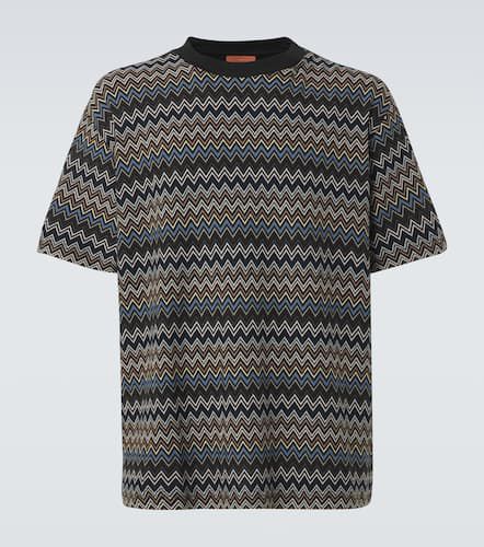 Camiseta de jersey de algodón en zigzag - Missoni - Modalova