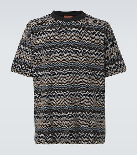 Zigzag cotton jersey T-shirt - Missoni - Modalova