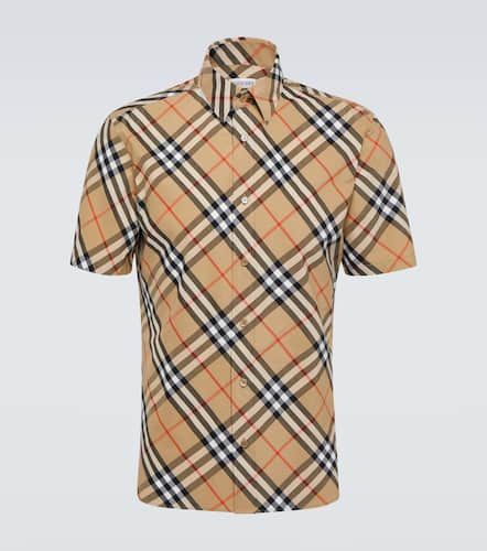 Check cotton poplin shirt - Burberry - Modalova