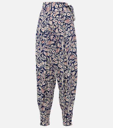 Printed silk tapered pants - Loro Piana - Modalova