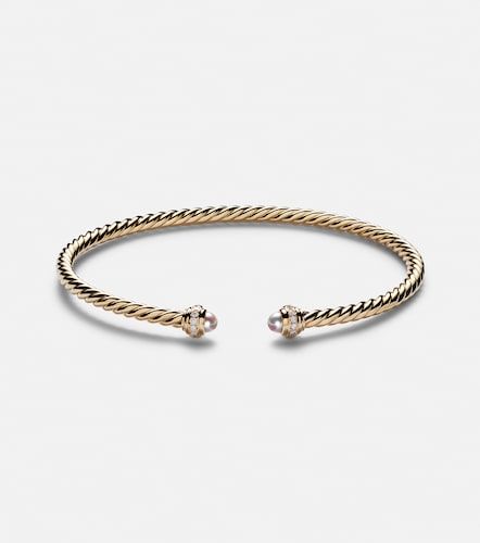 Pulsera Cablespira® Flex de oro de 18 ct con perlas y diamantes - David Yurman - Modalova