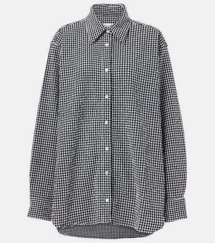 Camisa oversized de sirsaca a cuadros - Hunza G - Modalova