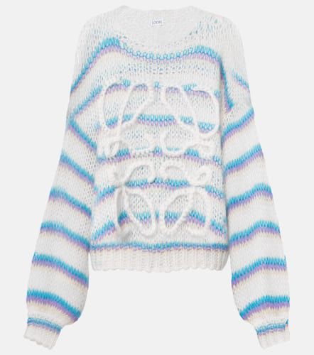 Anagram striped wool-blend sweater - Loewe - Modalova