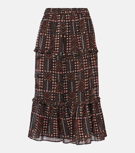 Falda larga Diya de algodón estampada - Marant Etoile - Modalova